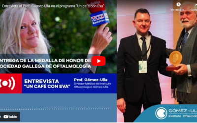 RADIO VOZ ENTREVISTA AL PROFESOR FRANCISCO GÓMEZ-ULLA CON MOTIVO DE LA CONCESIÓN DE LA MEDALLA DE HONOR DE LA SOCIEDAD GALLEGA DE OFTALMOLOGÍA